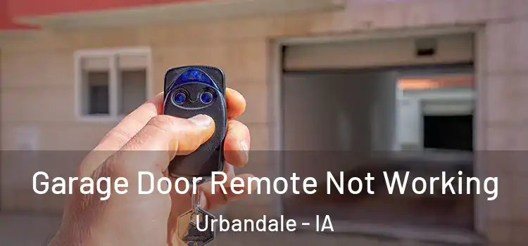  Garage Door Remote Not Working Urbandale - IA