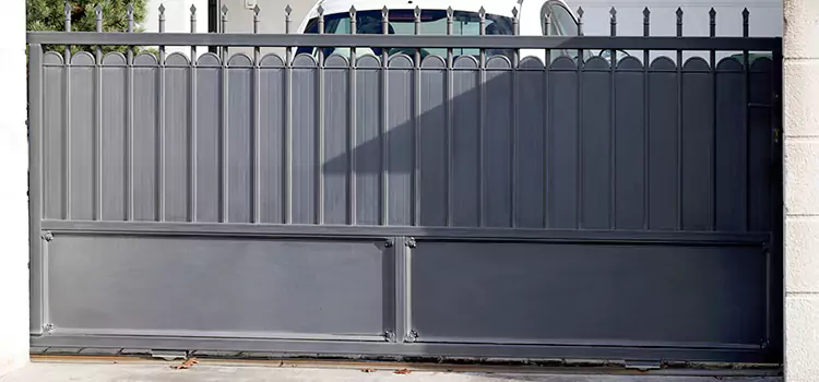 Metal Driveway Gate Installation Urbandale